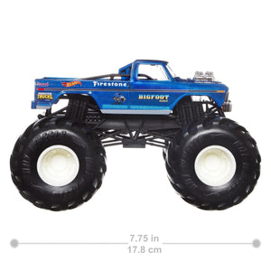 2023 Blue 1:24 Scale 4 X 4 X 4 Bigfoot Monster Truck by Hot Wheels -Hot Wheels - India - www.superherotoystore.com