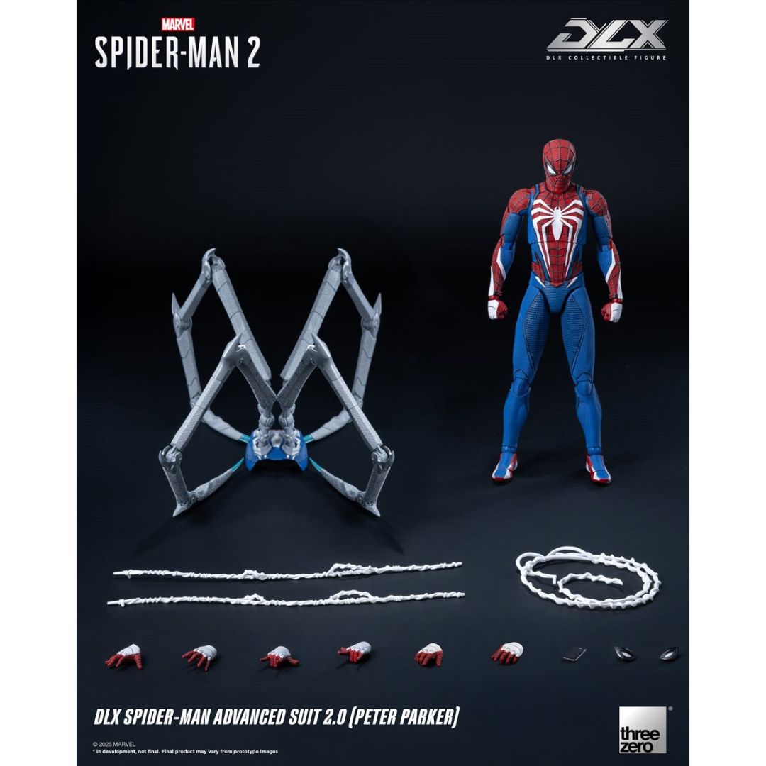 Marvel'S Spider-Man 2: Spider-Man Advanced Suit 2.0 Peter Parker By Threezero -ThreeZero - India - www.superherotoystore.com