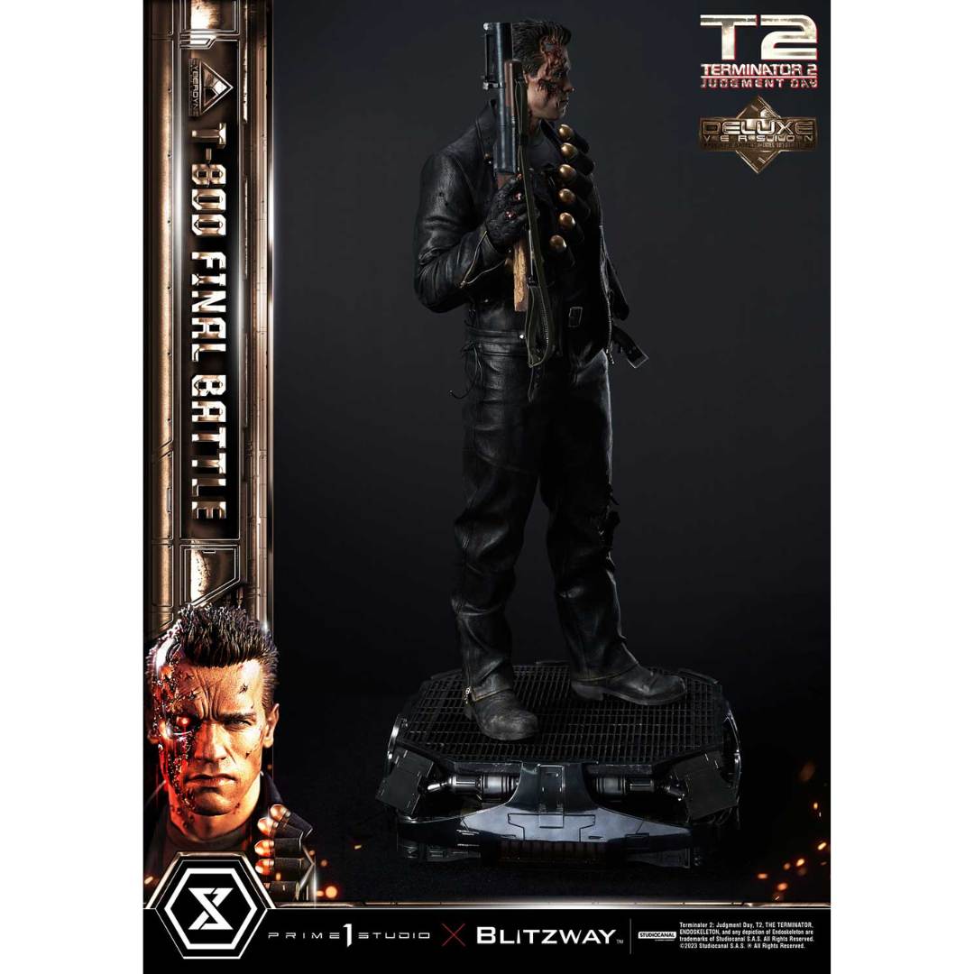 Terminator 2: Judgment Day T-800 Final Battle DX Bonus Version by Prime 1 Studios -Prime 1 Studio - India - www.superherotoystore.com