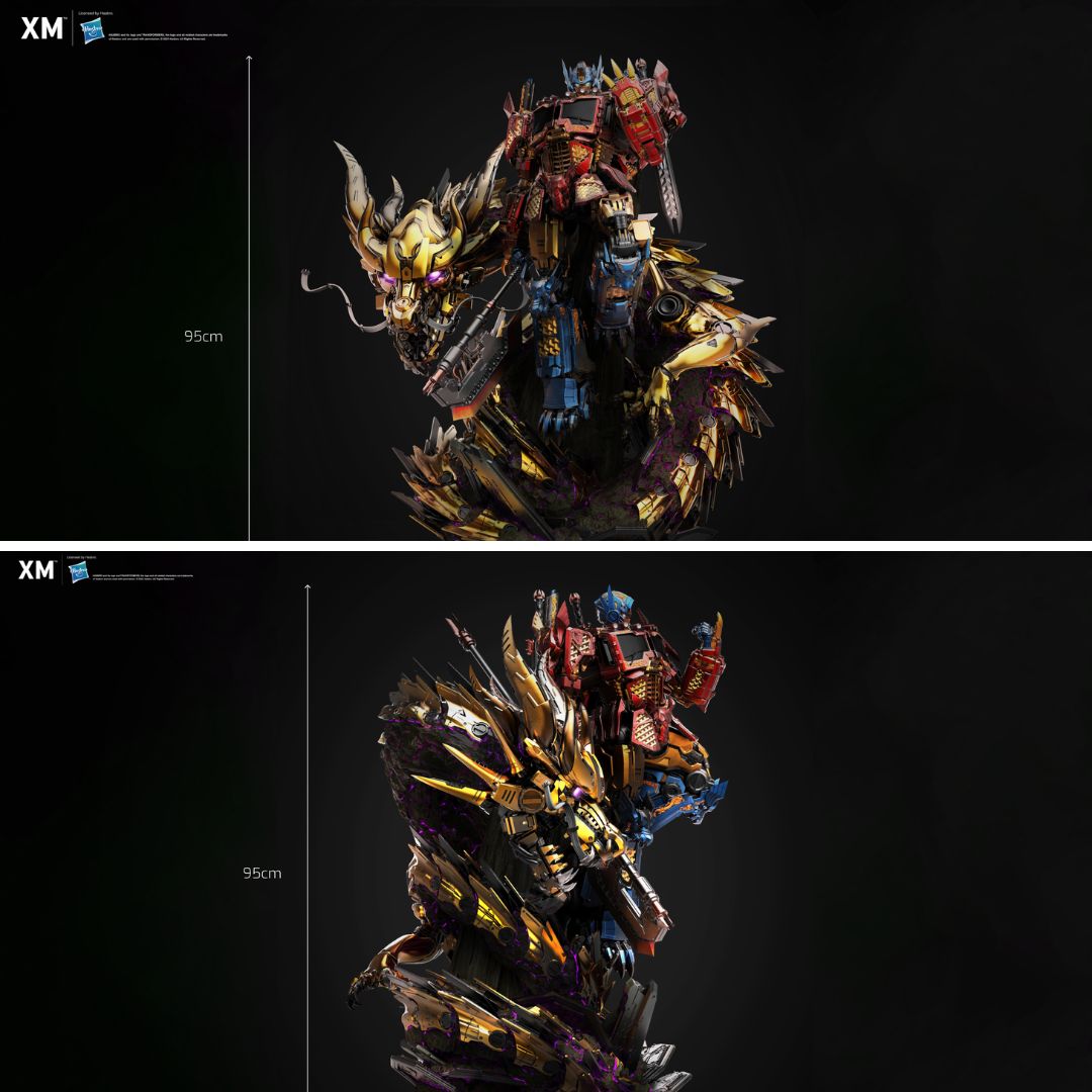 Optimus Prime - Gold Dragon (Mythical Beasts Series) By Xm Studios -XM Studios - India - www.superherotoystore.com