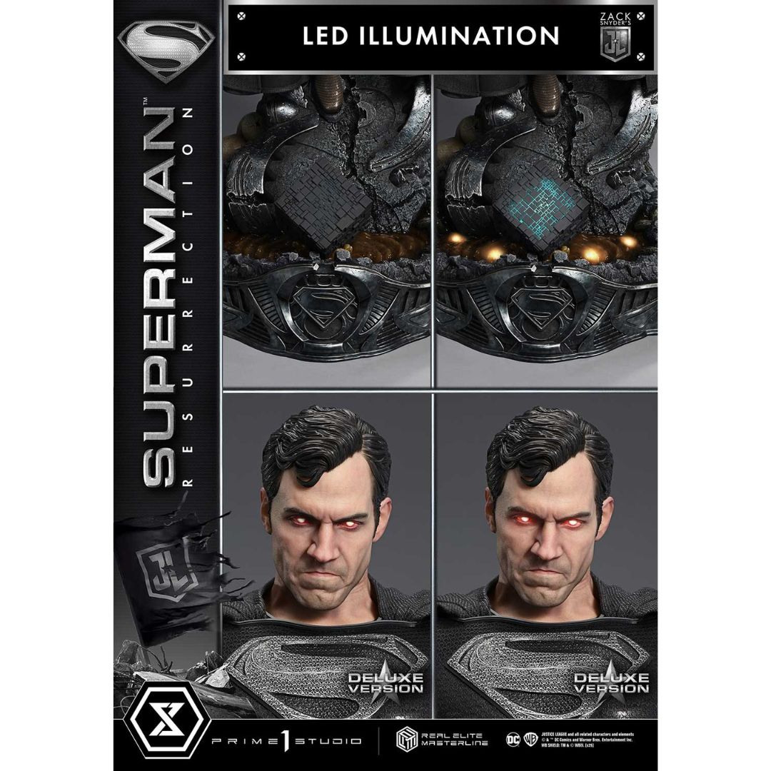 Justice League (Film) Superman "Resurrection" Zack Snyder'S Justice League Dx Bonus Version Statue By Prime1 Studios -Prime1 Studios - India - www.superherotoystore.com