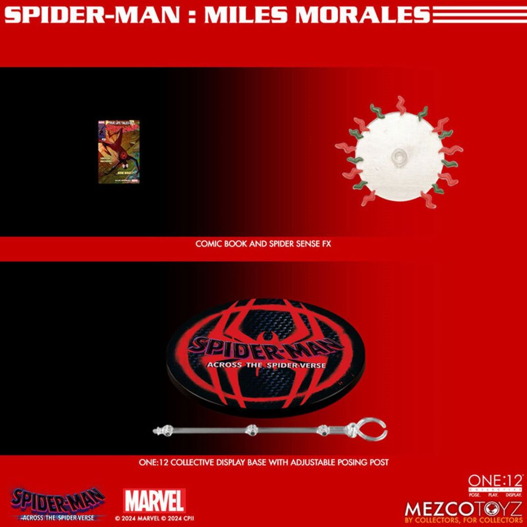 Spider-Man: Across The Spider-Verse Miles Morales One:12 Collective Action Figure by Mezco Toys -Mezco Toys - India - www.superherotoystore.com