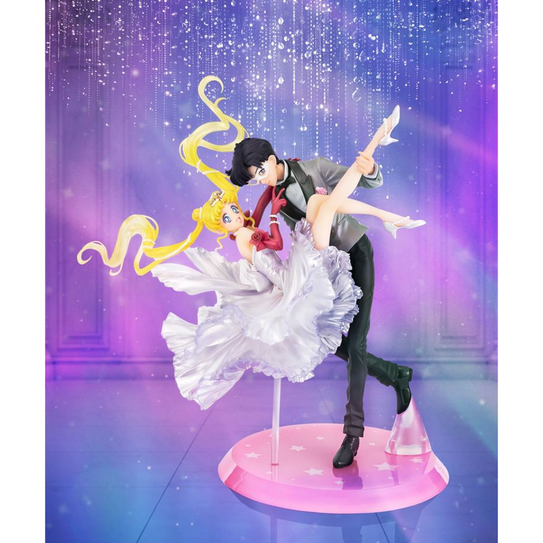 Sailor Moon Chouette Usagi & Tuxedo Mask [Moonlight Glow Edition] Figuarts Zero By Tamashii Nations