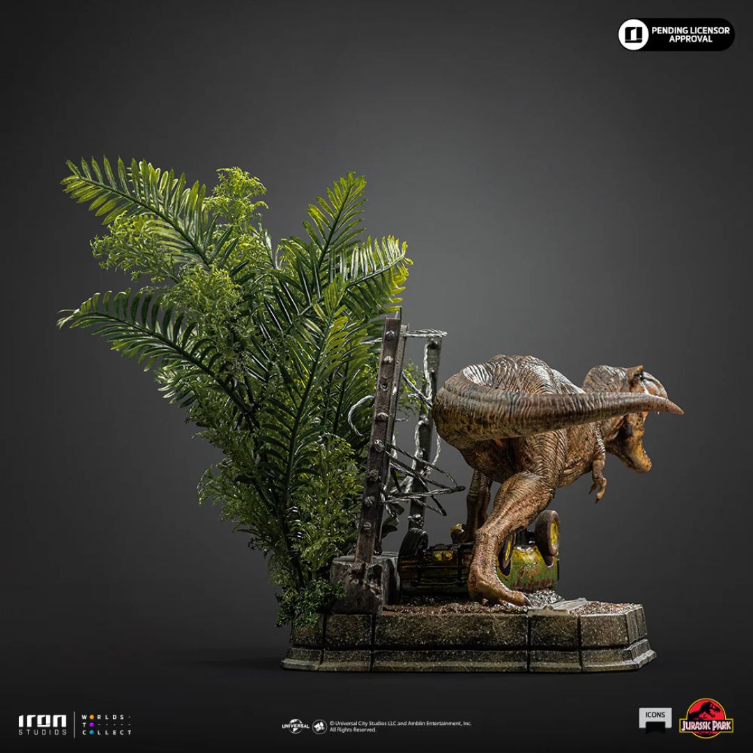 Jurassic Park T-Rex Breakout Set A - Jurassic Park - Icons Statue By Iron Studios