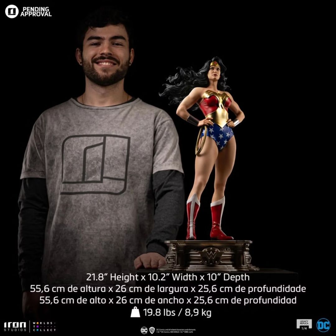 Wonder Woman - Dc Trinity - Legacy Replica Statue  By Iron Studios -Iron Studios - India - www.superherotoystore.com