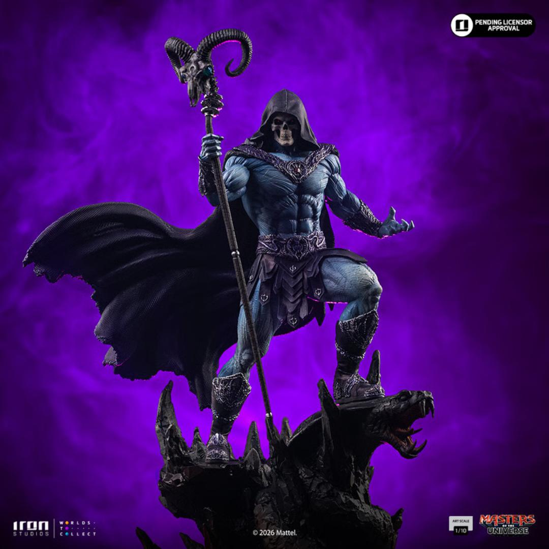 Masters Of The Universe Movie Skeletor Statue By Iron Studios