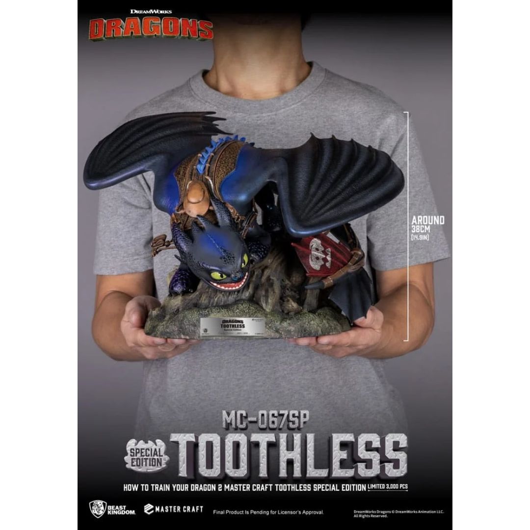 How To Train Your Dragon 2 Toothless Mc-067Sp Master Craft Statue By Beast Kingdom