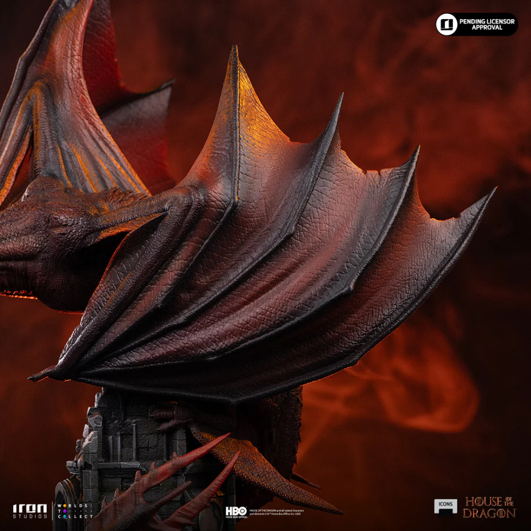 House Of The Dragon Caraxes Icons Statue By Iron Studios