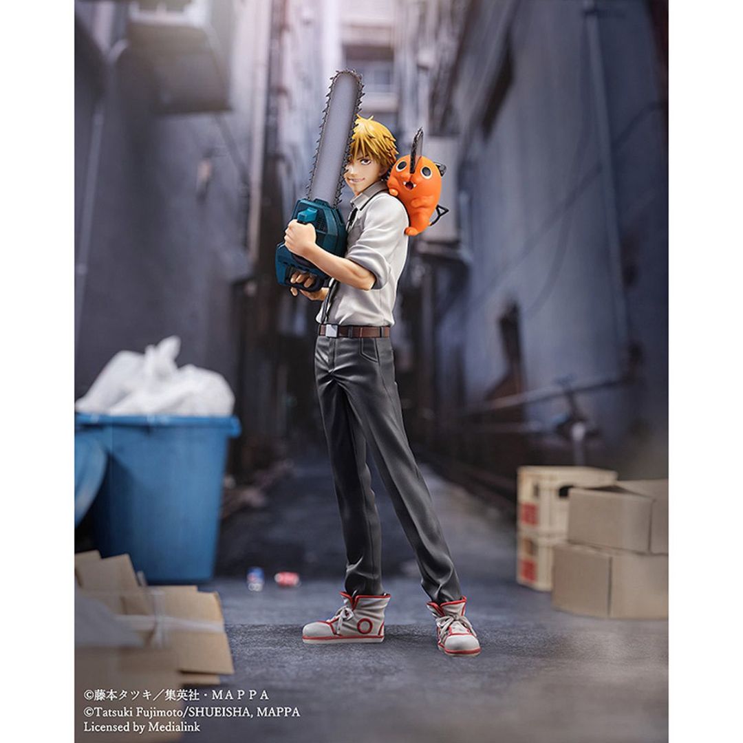 Chainsaw Man Denji and Pochita S-Fire 1:7 Scale Statue by Sega -SEGA Goods - India - www.superherotoystore.com