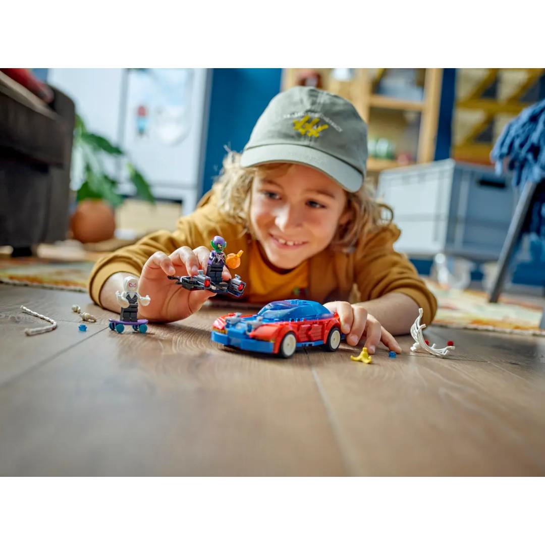 Lego Super Heroes Marvel Spider-Man Race Car & Venom Green Goblin -Lego - India - www.superherotoystore.com