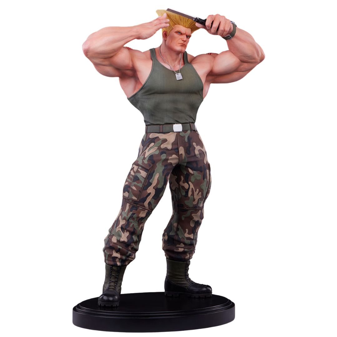 Guile Deluxe Edition statue by PCS Collectibles -PCS Studios - India - www.superherotoystore.com