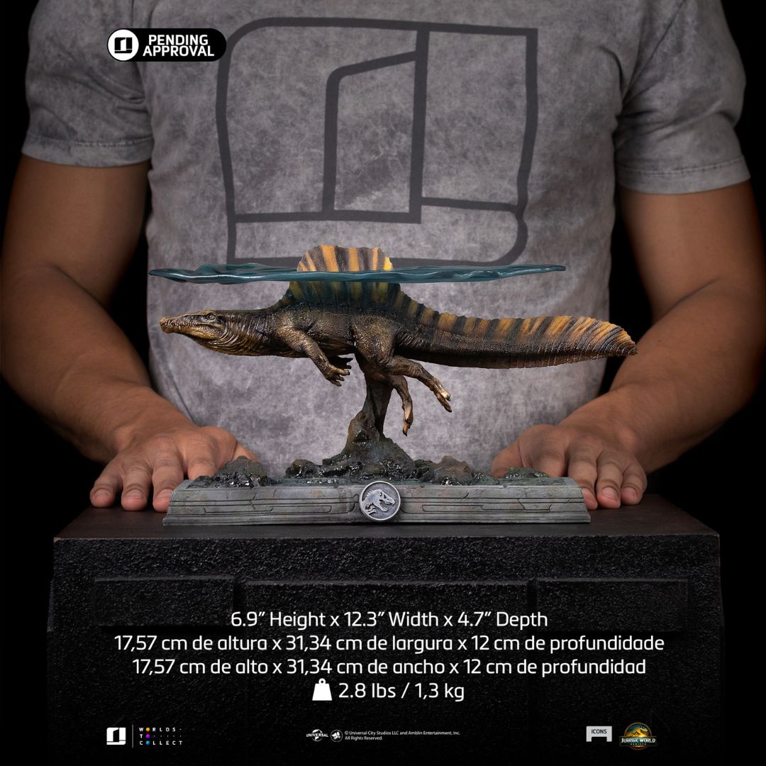 Jurassic Park Spinosaurus Icons Statue By Iron Studios -Iron Studios - India - www.superherotoystore.com