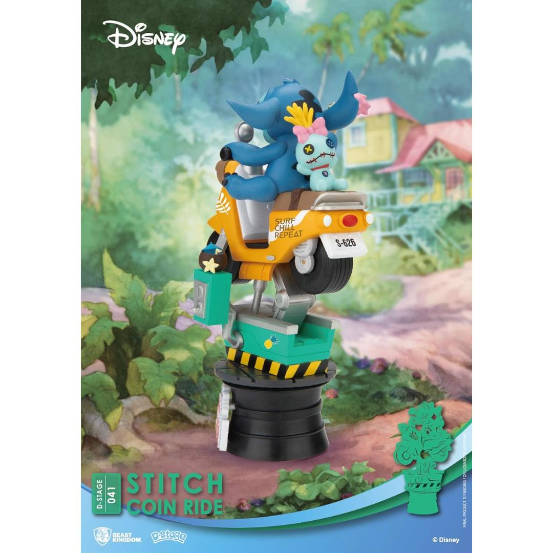 Lilo & Stitch Coin Ride DS-041 D-Stage 6-Inch Statue by Beast Kingdom -Beast Kingdom - India - www.superherotoystore.com