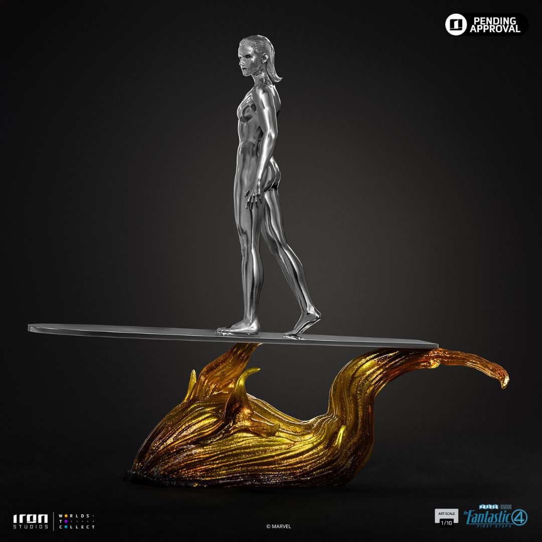 Fantastic four Silver Surfer Art Statue By Iron Studios