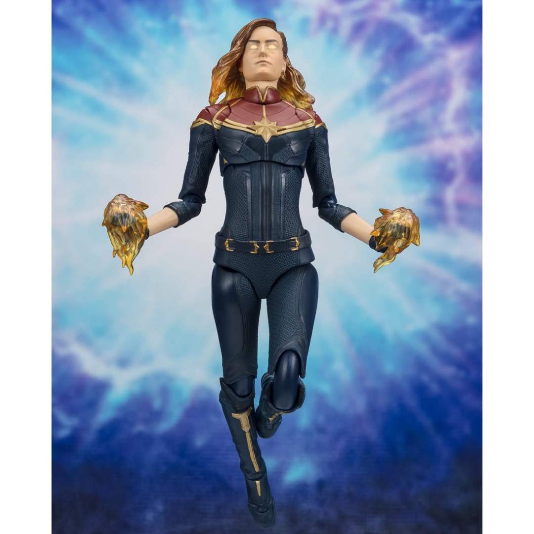 The Marvels - Captain Marvel S.H.Figuarts Figure by Bandai -Tamashii Nations - India - www.superherotoystore.com