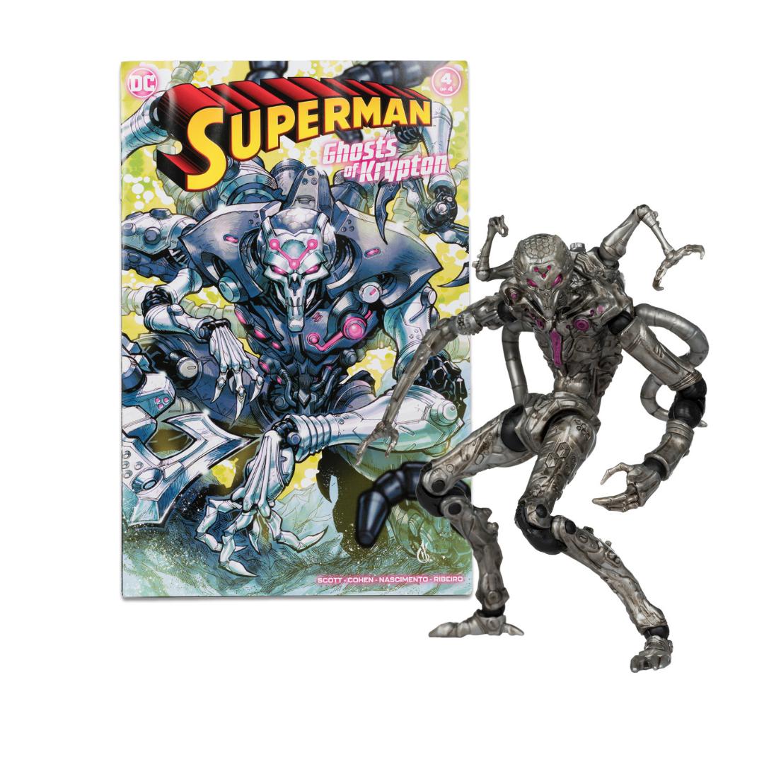 DC Comics - Superman Wave 5 - Brainiac (Gold Label) By Mcfarlane Toys -McFarlane Toys - India - www.superherotoystore.com