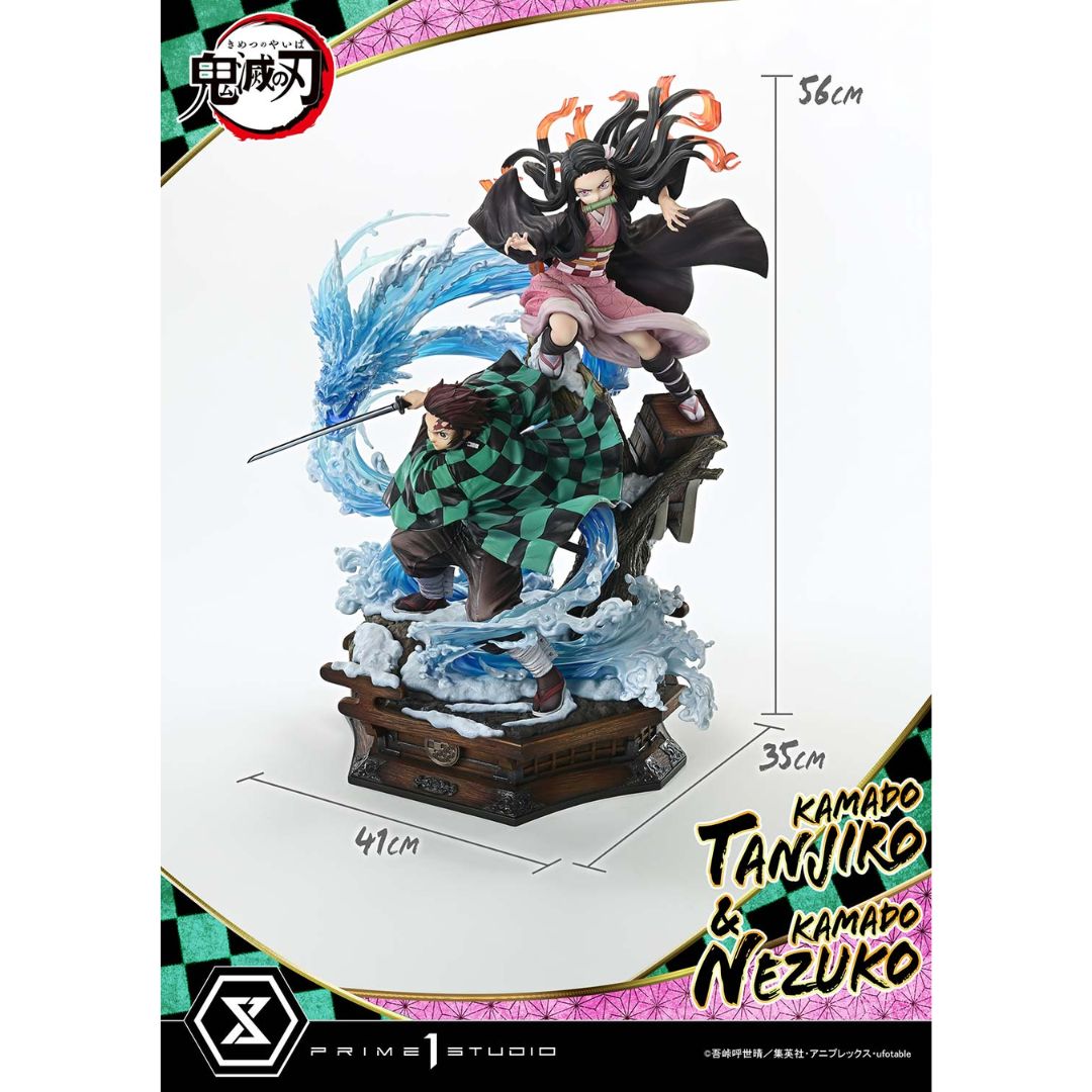Demon Slayer: Kimetsu No Yaiba Kamado Tanjiro & Kamado Nezuko By Prime1 Studios