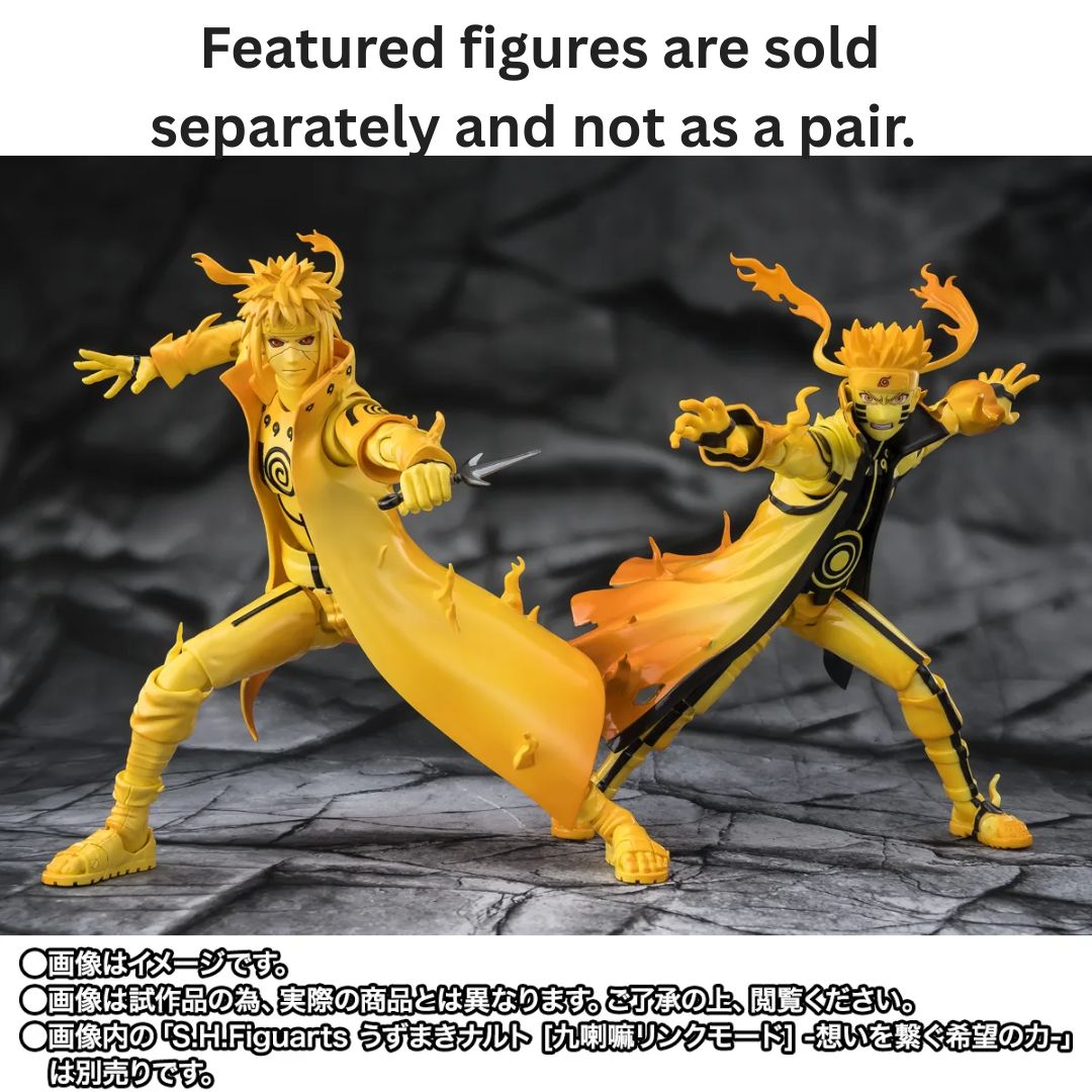Minato Namikaze [Kurama Link Mode] -Bond Of Light That Shatters Darkness- S.H.Figuarts By Tamashii Nations -Tamashii Nations - India - www.superherotoystore.com