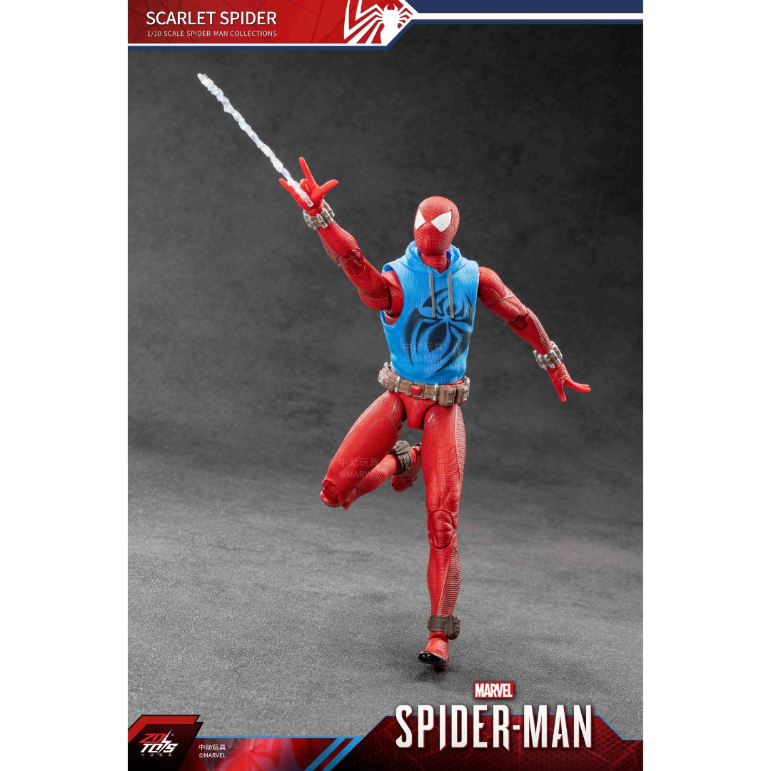 Spider-Man Scarlet Spider Action Figure By Zd Toys