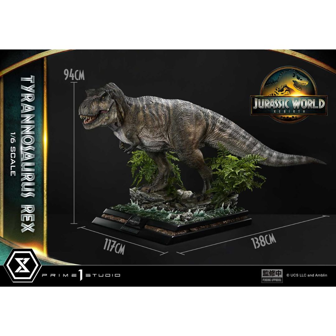 Jurassic World Rebirth Tyrannosaurus Rex By Prime1 Studios -Prime1 Studios - India - www.superherotoystore.com