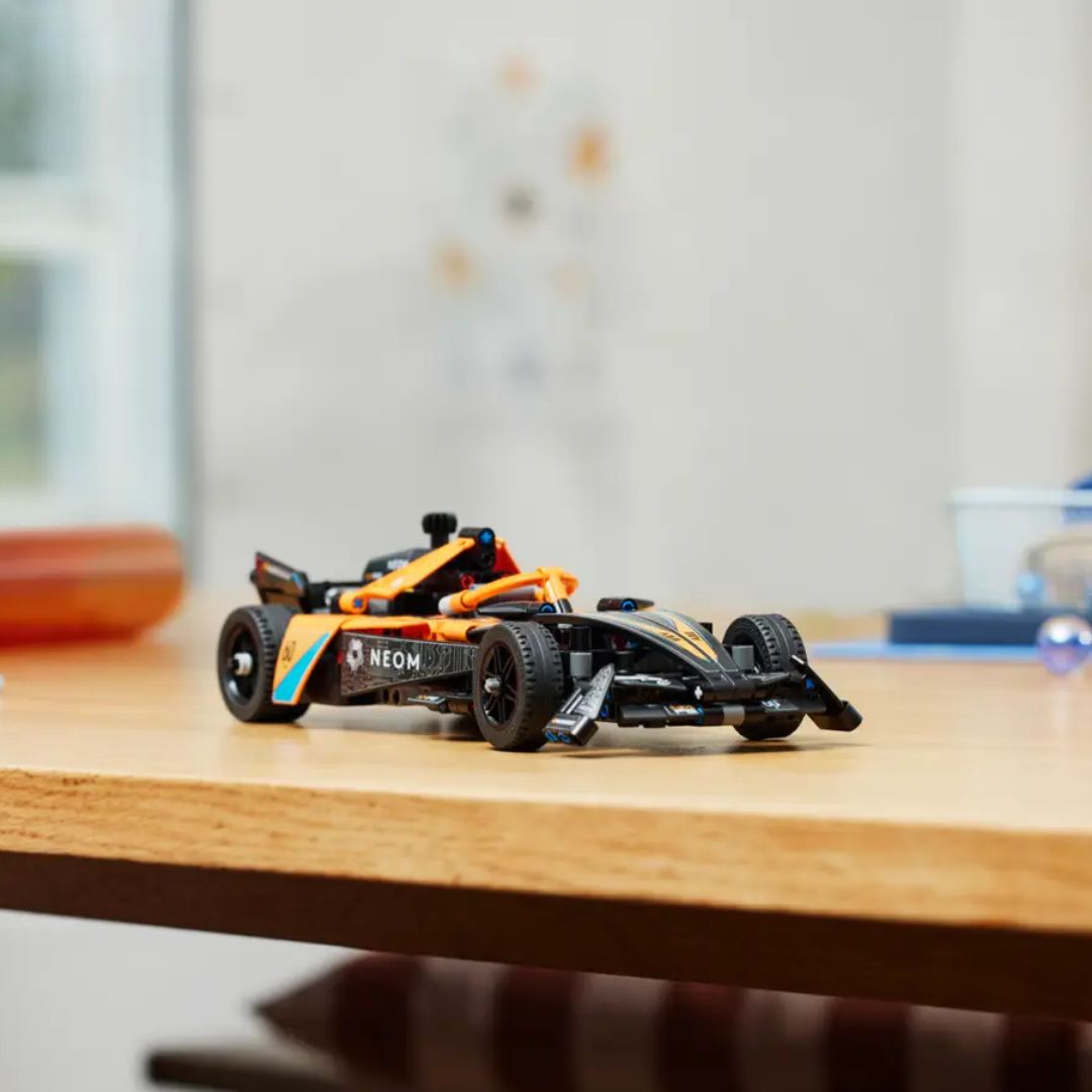 NEOM MCLAREN FORMULA E RACE CAR -Lego - India - www.superherotoystore.com