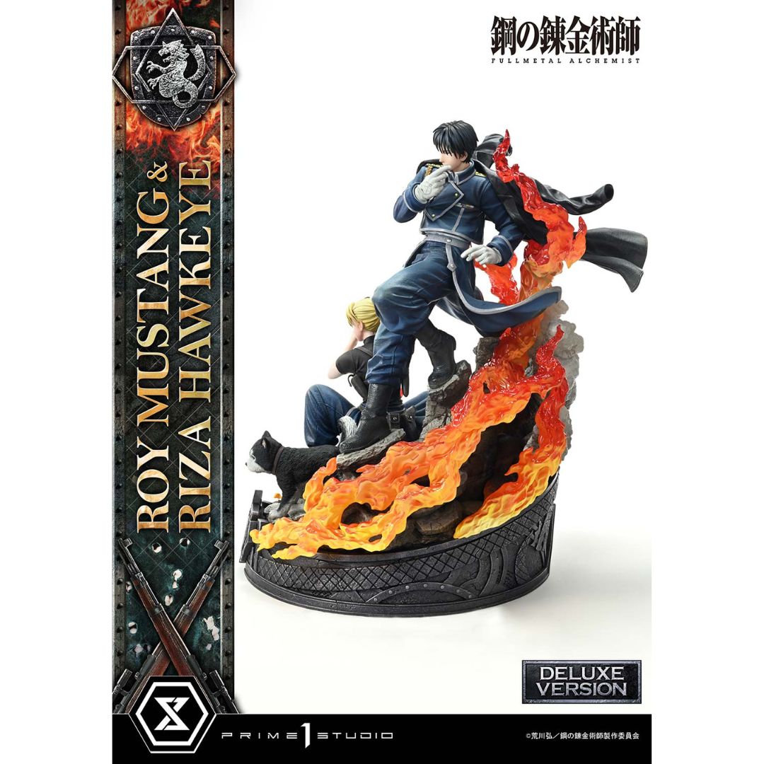 Fullmetal Alchemist Roy Mustang & Riza Hawkeye Statue Dx Bonus Version By Prime1 Studios -Prime 1 Studio - India - www.superherotoystore.com