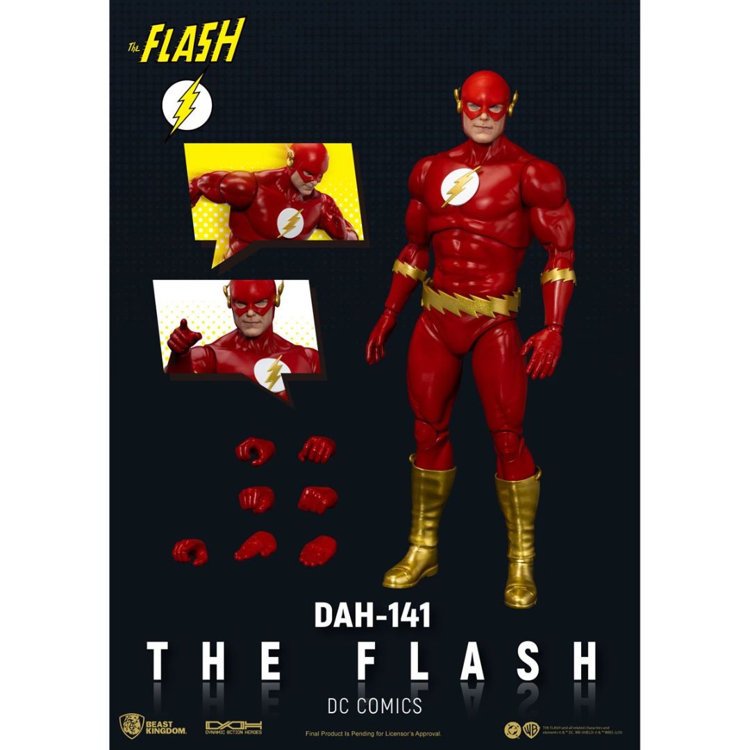 Dc Comics The Flash Dynamic 8-Ction Heroes Action Figure By Beast Kingdom -Beast Kingdom - India - www.superherotoystore.com