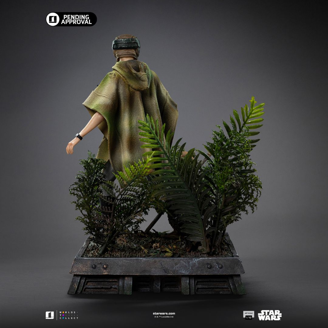 Star Wars: Episode Vi – Return Of The Jedi Leia And Wicket Art Statue By Iron Studios -Iron Studios - India - www.superherotoystore.com
