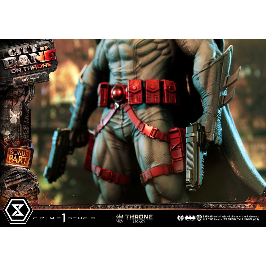 Batman (Comics) City of Bane Flashpoint Batman Statue (Concept design by Carlos D'Anda) Bonus Version by Prime1 Studios -Prime 1 Studio - India - www.superherotoystore.com
