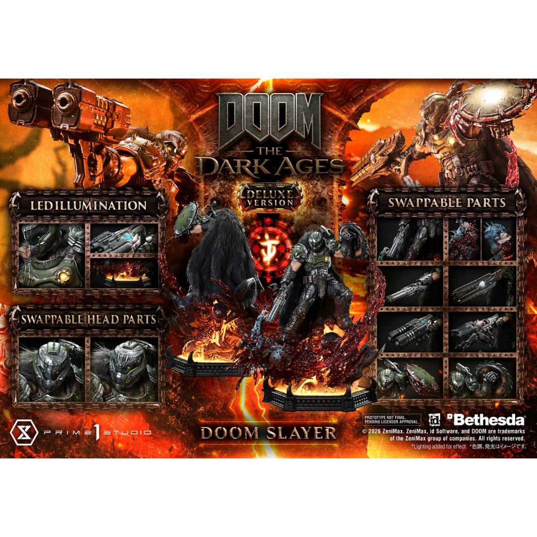 Doom: The Dark Ages Doom Slayer Dx Bonus Version Statue By Prime1 Studios