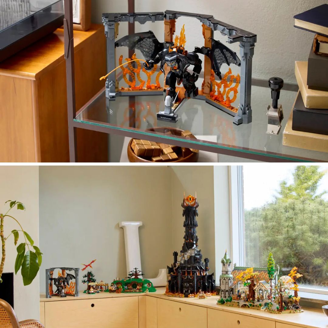 The Lord Of The Rings: Balrog Book Nook By Lego -Lego - India - www.superherotoystore.com