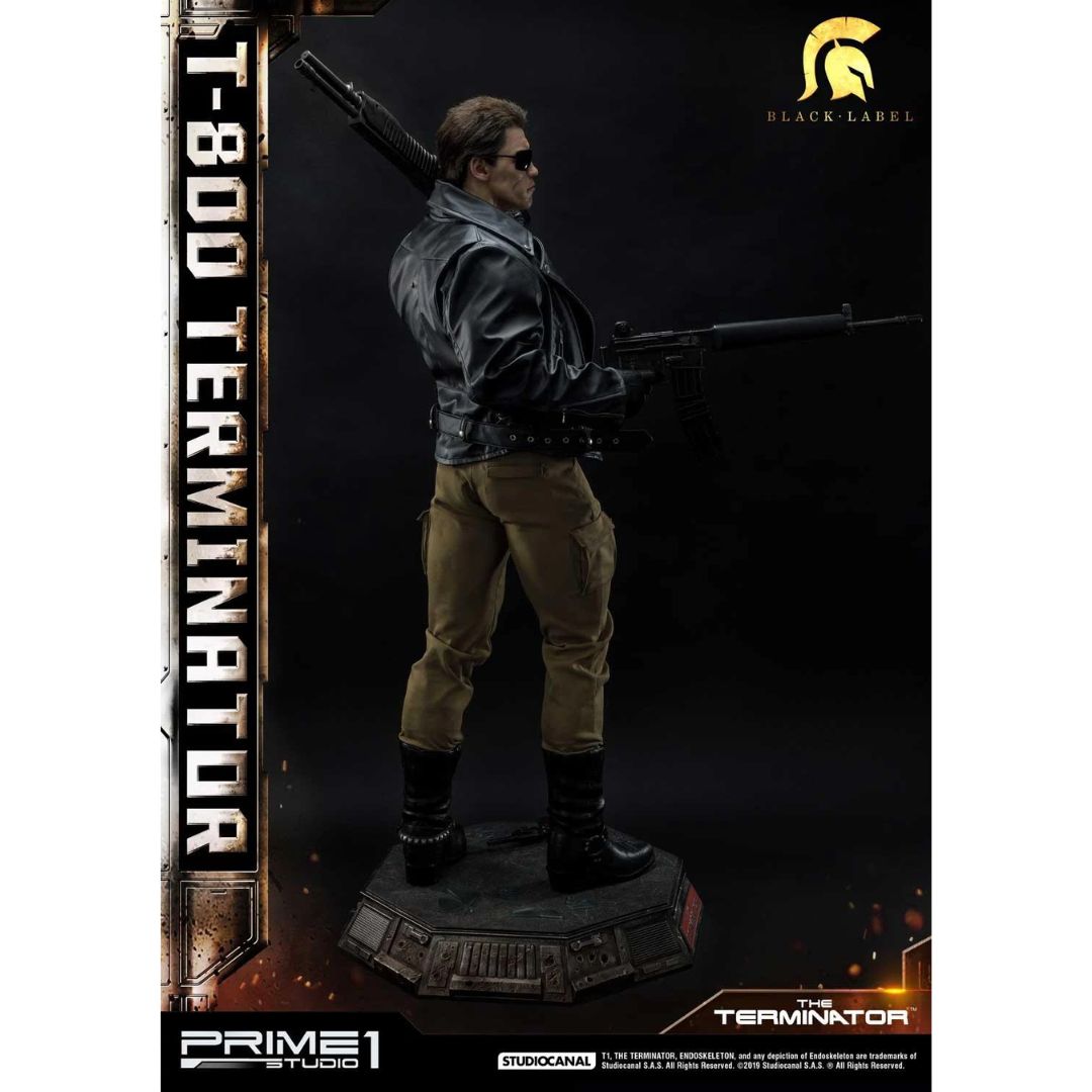 High Definition Museum Masterline Black Label The Terminator (Film) T-800 Terminator Deluxe Version Statue By Prime1 Studios