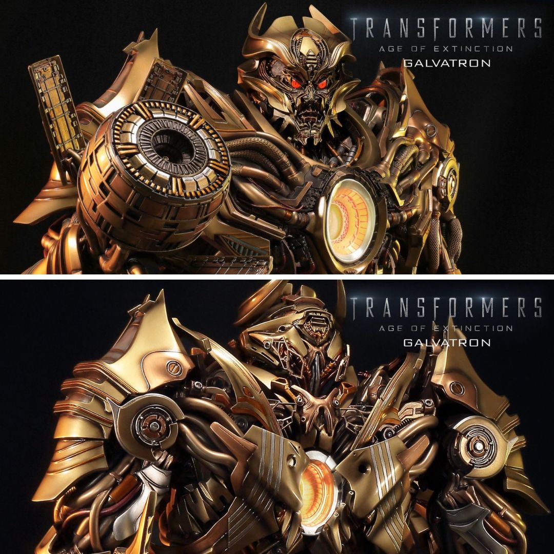 Transformers: Age Of Extinction (Film) Galvatron Gold Version Statue By Prime1 Studios -Prime 1 Studio - India - www.superherotoystore.com