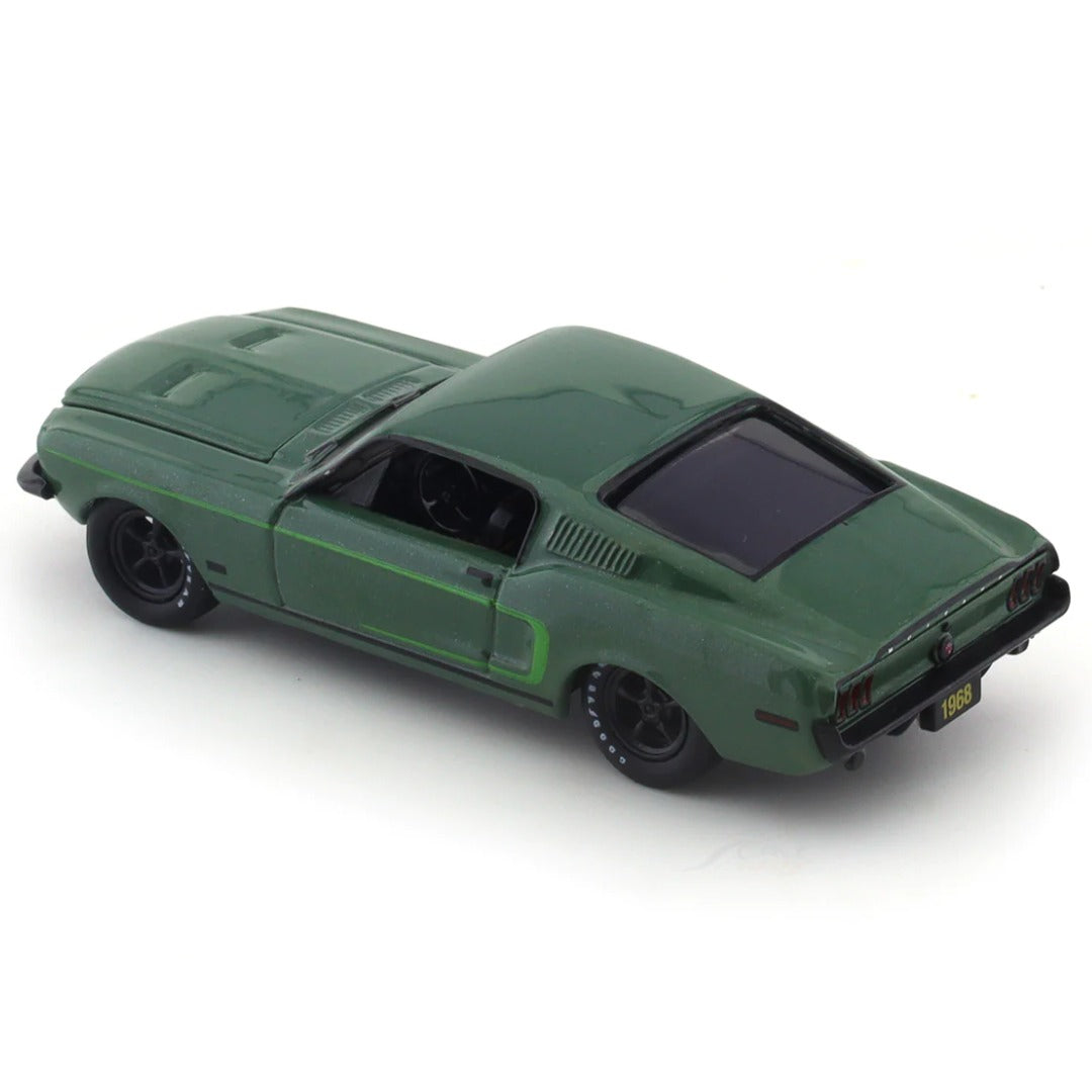 Green 1:64 Scale Ford Mustang Die-Cast Car by M2 Machines -M2 Machines - India - www.superherotoystore.com