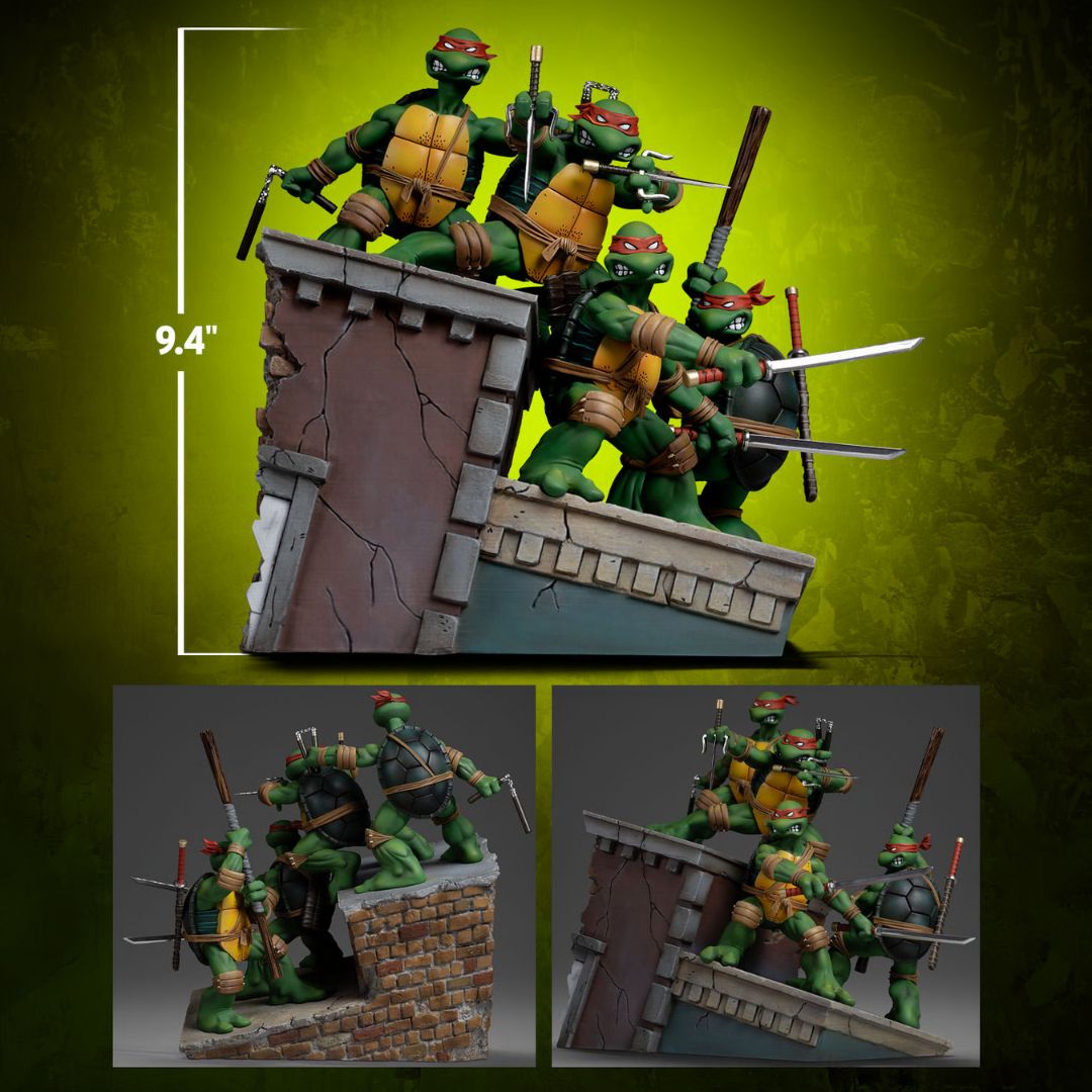 Tmnt Set (Kevin Eastman Version) Deluxe Art Scale Statue By Iron Studios -Iron Studios - India - www.superherotoystore.com