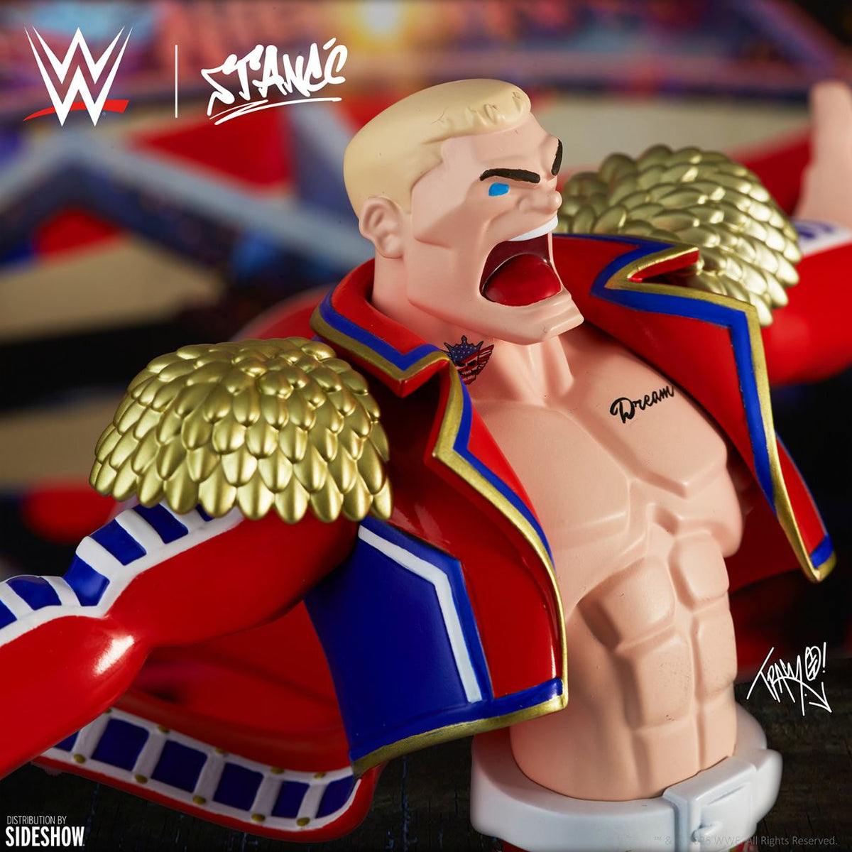 Cody Rhodes Designer Collectible Statue By Stance Designer Art -Stance Designer Art - India - www.superherotoystore.com