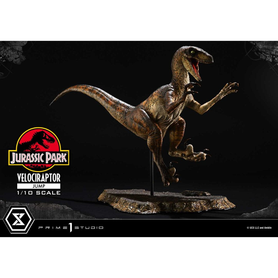 Jurassic Park (Film) Velociraptor Jump statue by Prime1 Studios -Prime 1 Studio - India - www.superherotoystore.com