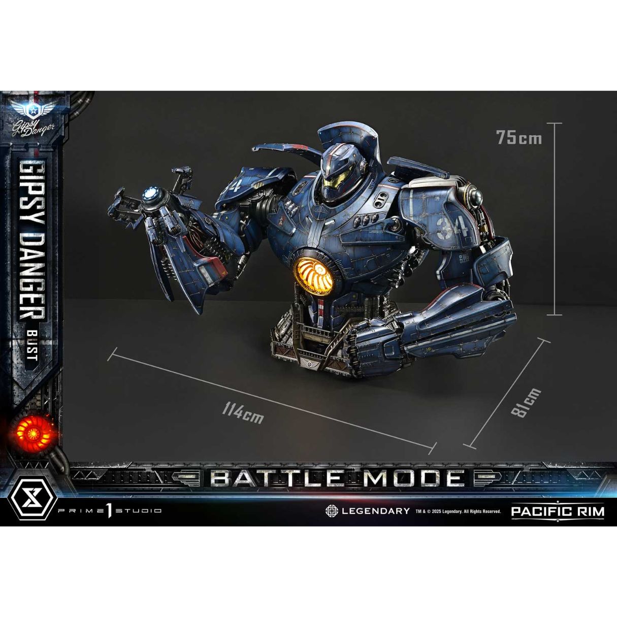 Gipsy Danger Battle Mode (Regular Version) Statue By Prime1 Studios -Prime 1 Studio - India - www.superherotoystore.com