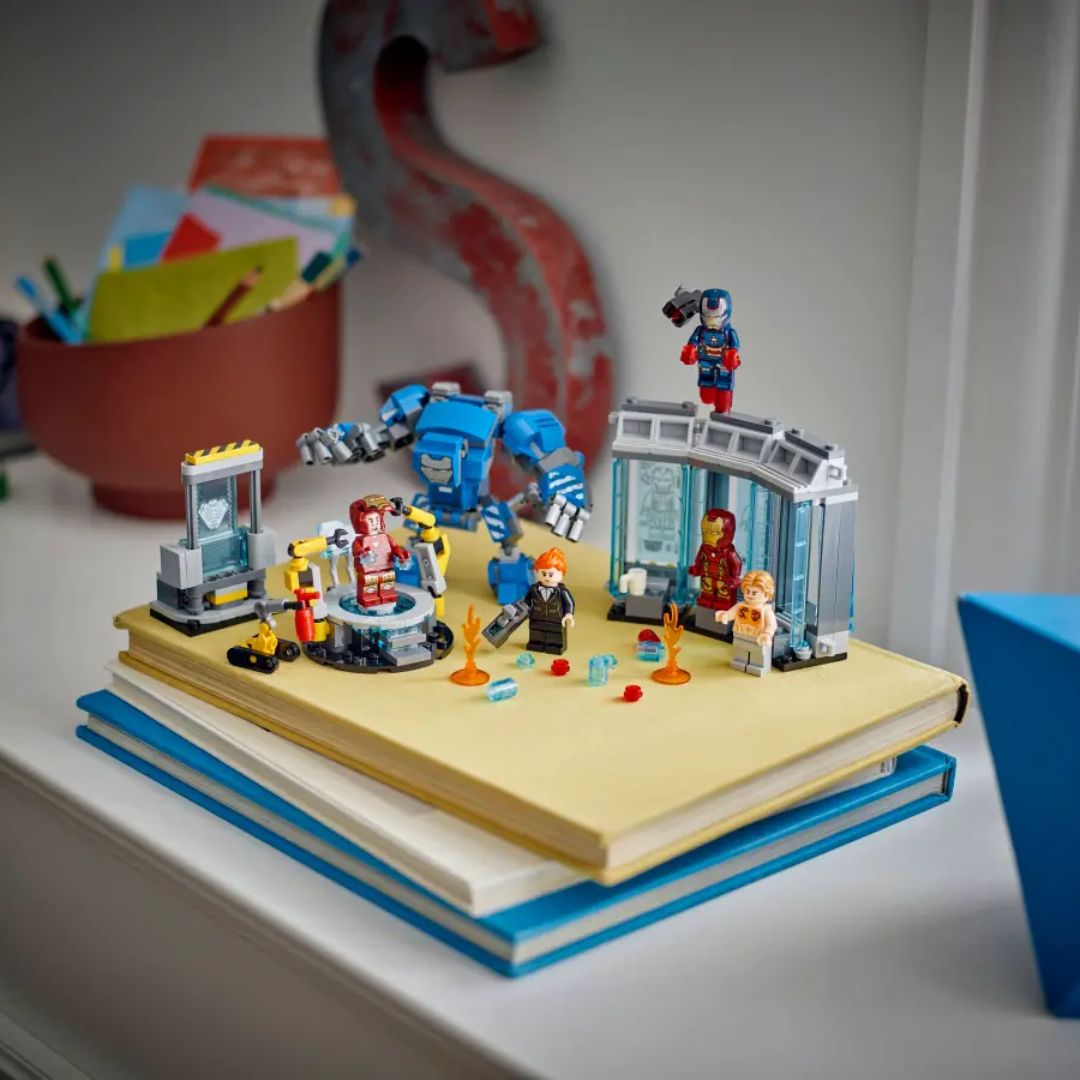 Super Heroes Marvel Iron Man'S Laboratory: Hall Of Armor By Lego -Lego - India - www.superherotoystore.com