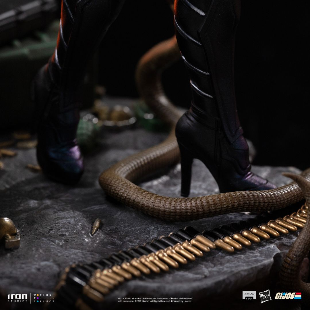 GIJOE Baroness Art Statue By Iron Studios
