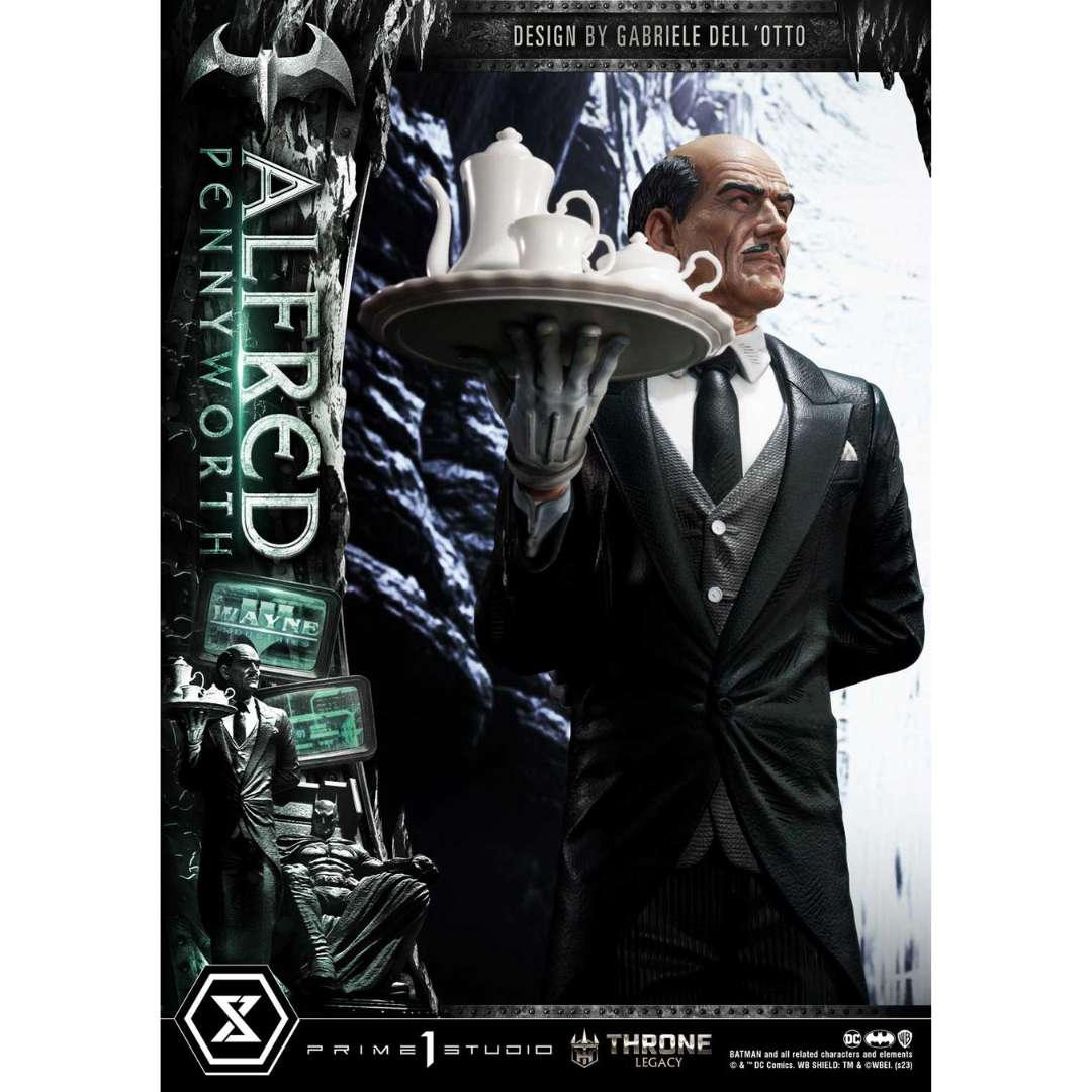 Batman (Comics) Alfred Pennyworth Throne Legacy Statue by Prime 1 Studios -Prime 1 Studio - India - www.superherotoystore.com