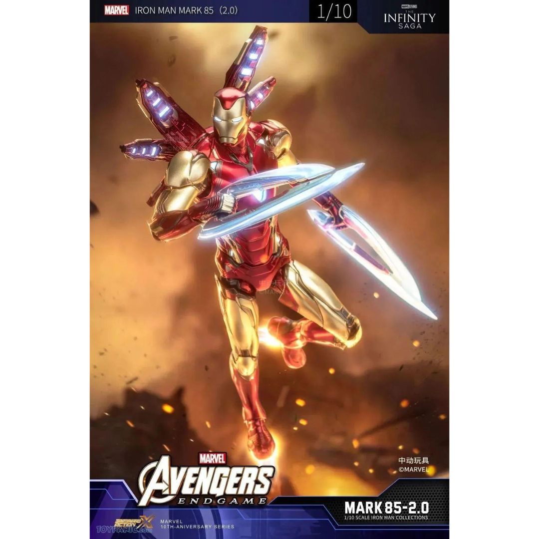 Iron Man Mk85 Action Figure By Zd Toys -ZD Toys - India - www.superherotoystore.com