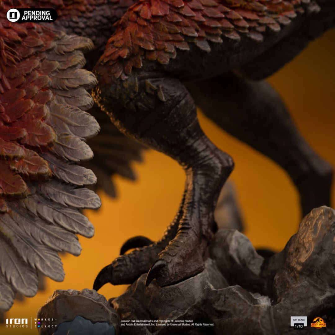Pyroraptor Statue By Iron Studios -Iron Studios - India - www.superherotoystore.com