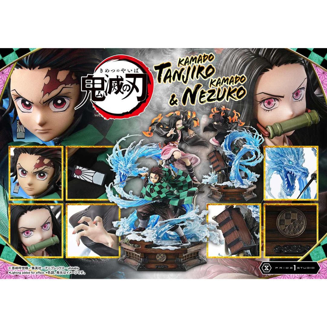 Demon Slayer: Kimetsu No Yaiba Kamado Tanjiro & Kamado Nezuko By Prime1 Studios