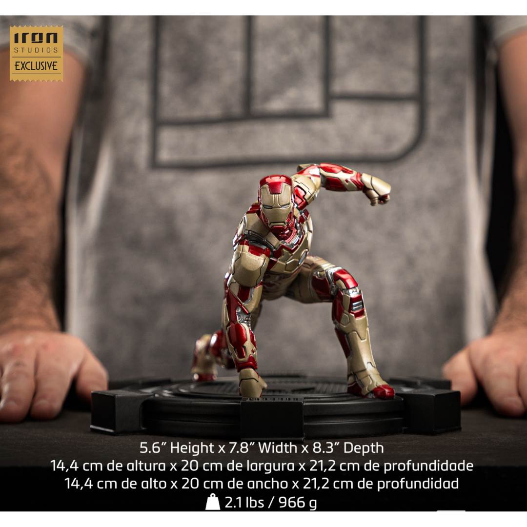 CCXP 23 Exclusive Iron Man MK 42 1/10th Scale Statue by Iron Studios -Iron Studios - India - www.superherotoystore.com