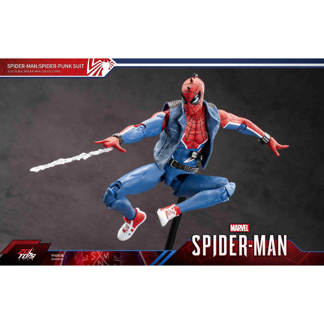 Spider-Man: Spider-Punk Suit Action Figure By Zd Toys