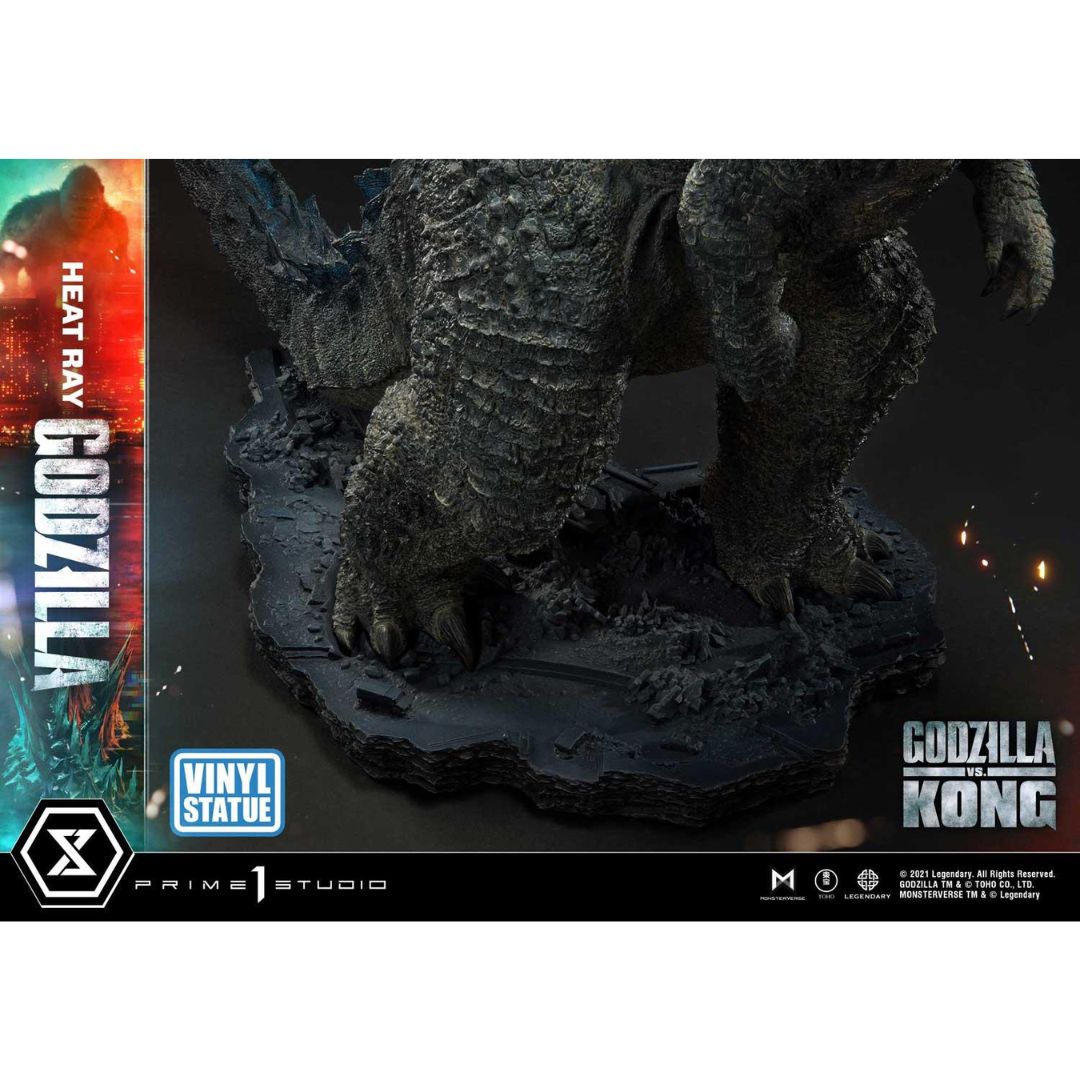 Godzilla Vs Kong Heat Ray Godzilla Vinyl Statue By Prime 1 Studios -Prime 1 Studio - India - www.superherotoystore.com