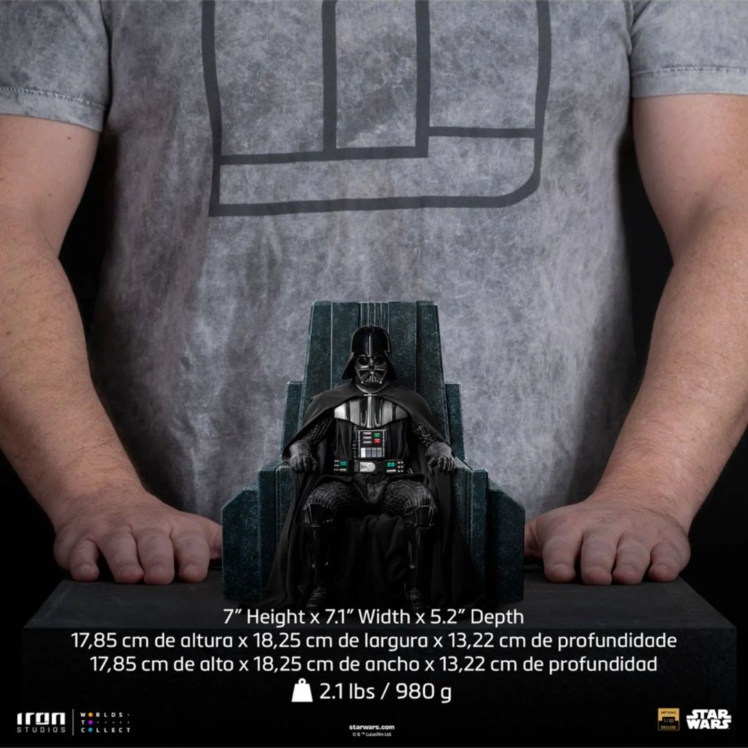 Star Wars Darth Vader On Throne Statue By Iron Studios -Iron Studios - India - www.superherotoystore.com