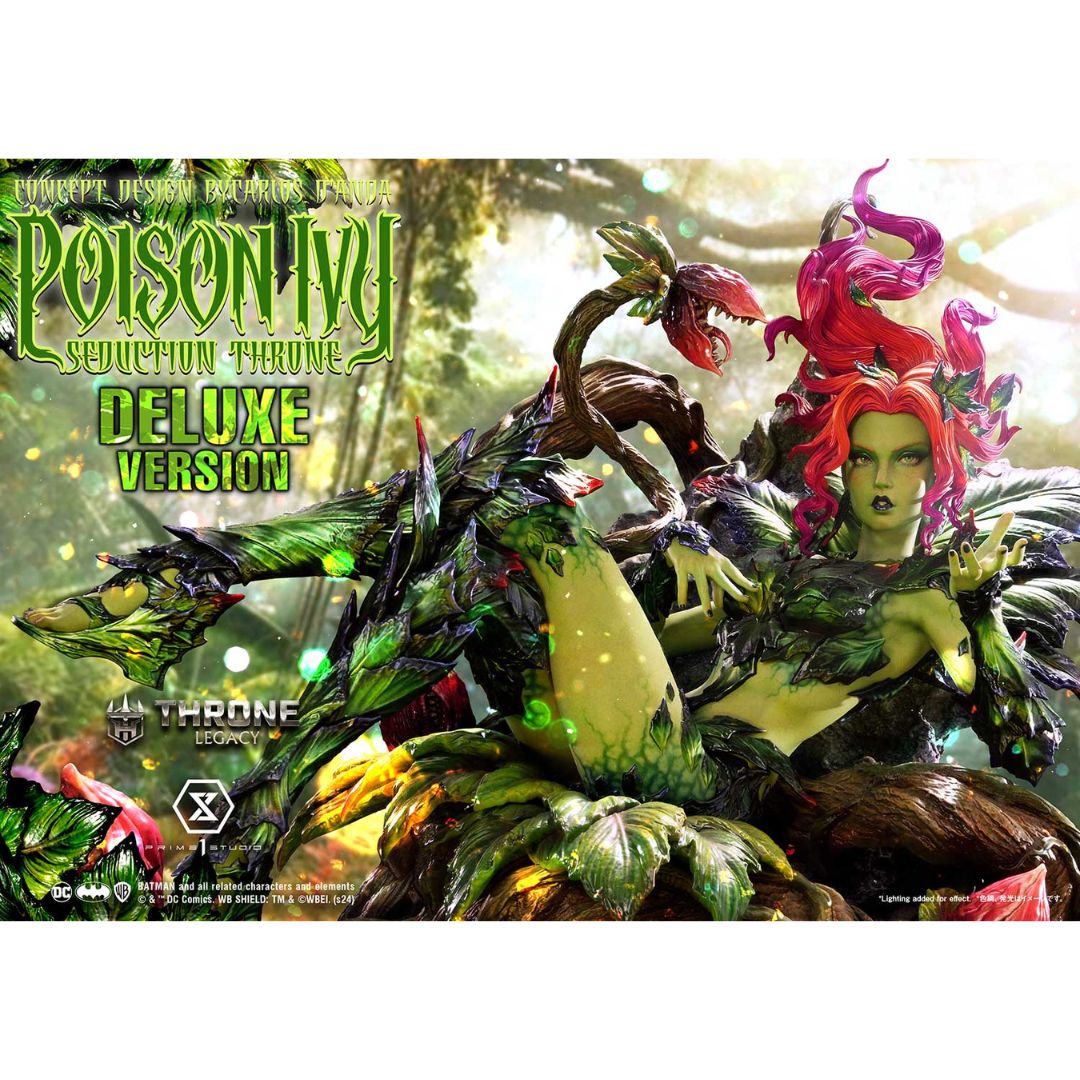 Batman (Comics) Poison Ivy Seduction Throne Deluxe Bonus Version Statue by Prime1 Studios -Prime 1 Studio - India - www.superherotoystore.com