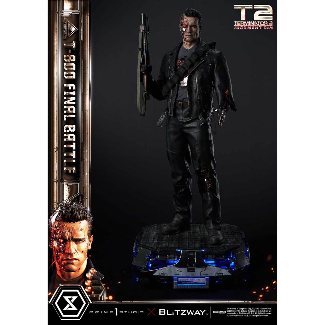 Terminator 2: Judgment Day T-800 Final Battle DX Bonus Version by Prime 1 Studios -Prime 1 Studio - India - www.superherotoystore.com